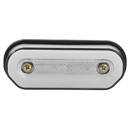 LANTERNA CRISTAL LATERAL OLOGO UNIVERSAL BIVOLT DE CONECTOR E COM LUZ DIFUSA E 12 LEDS (004 UN.) - LANT261-CR