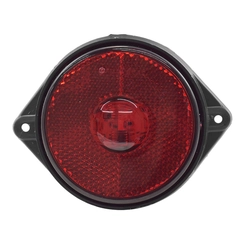 LANTERNA VERMELHA DO PEITO DAS CARRETAS DE LED PARA CONECTOR DE 2 VIAS - LANT84F-VM-LED