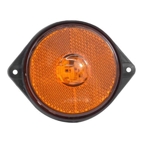 LANTERNA AMARELA DO PEITO DAS CARRETAS DE LED PARA CONECTOR DE 2 VIAS - LANT84F-AM-LED