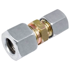 UNIÃO DE COMPRESSÃO REDUTORA RETA COM ANILHA E SEM INSERT DE METAL COM 12MM X 08MM - CONE114