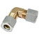 UNIÃO DE COMPRESSÃO COTOVELO COM ANILHA E SEM INSERT DE METAL DE 10MM - CONE93