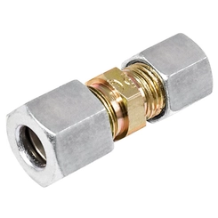 UNIÃO DE COMPRESSÃO REDUTORA RETA COM ANILHA E SEM INSERT DE METAL COM 10MM X 08MM - CONE113