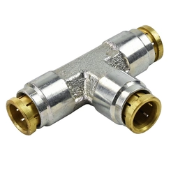 UNIÃO INSTANTÂNEA "TE" DE METAL DE 8MM DE 5/16" - RODO61C-F