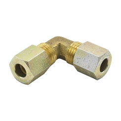 UNIÃO DE COMPRESSÃO COTOVELO COM ANILHA E SEM INSERT DE METAL DE 8MM - CONE92