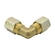 UNIÃO DE COMPRESSÃO COTOVELO COM ANILHA E SEM INSERT DE METAL DE 8MM - CONE92