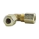 UNIÃO DE COMPRESSÃO COTOVELO COM ANILHA E SEM INSERT DE METAL DE 8MM - CONE92