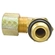 CONEXÃO COTOVELO MACHO DE COMPRESSÃO DE METAL DE 12MM X 16MM E ROSCA 1,5MM COM ANILHA - CONE134
