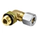 CONEXÃO COTOVELO MACHO DE COMPRESSÃO DE METAL DE 10MM X 16MM E ROSCA DE 1,5MM COM ANILHA E ANEL ORING - CONE133