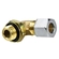 CONEXÃO COTOVELO MACHO DE COMPRESSÃO DE METAL DE 10MM X 16MM E ROSCA DE 1,5MM COM ANILHA E ANEL ORING - CONE133