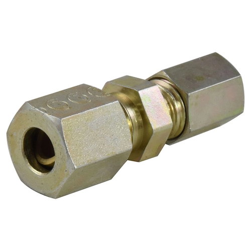 UNIÃO DE COMPRESSÃO REDUTORA RETA COM ANILHA E SEM INSERT DE METAL COM 08MM X 06MM - CONE112