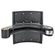 SAPATA DE FREIO TRASEIRA DO SCANIA COM ROLETE DA RODA A DISCO DE 248X258MM - SAPA15