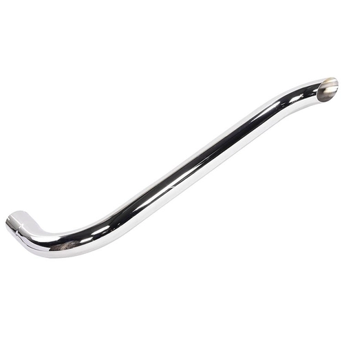 TUBO LATERAL CROMADO DE 4.1/2" COM 1590MMX550MMX1200MM DO SCANIA E VOLVO - TUBO49