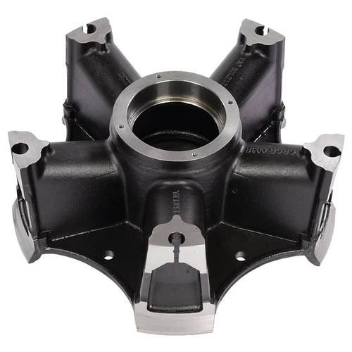 CUBO DE RODA RAIADA DE 8" E ROLAMENTO GRANDE E PEQUENO PARA PNEU 295 COM 5 RAIAS DAS CARRETAS RANDON - CUBO12