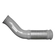 TUBO FLEXÍVEL GALVANIZADO DE SAÍDA DO COLETOR DE ESCAPAMENTO COM 5" DO VOLVO - TUBO40A
