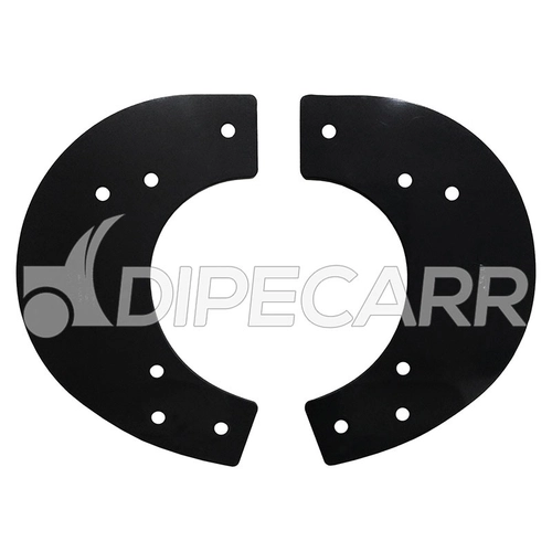 PROTETOR DE QUINTA RODA COM 2" BI PARTIDO MODELO JSK37CW DA JOST COM KIT DE FIXAÇÃO PRETO - PROT29A