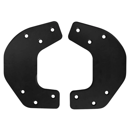 PROTETOR DE QUINTA RODA BI PARTIDO MODELO JSK37CXW DA JOST COM KIT DE FIXAÇÃO PRETO - PROT35A