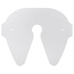 PROTETOR DE QUINTA RODA MODELO MAXION COM KIT DE FIXAÇÃO BRANCO - PROT21-BR