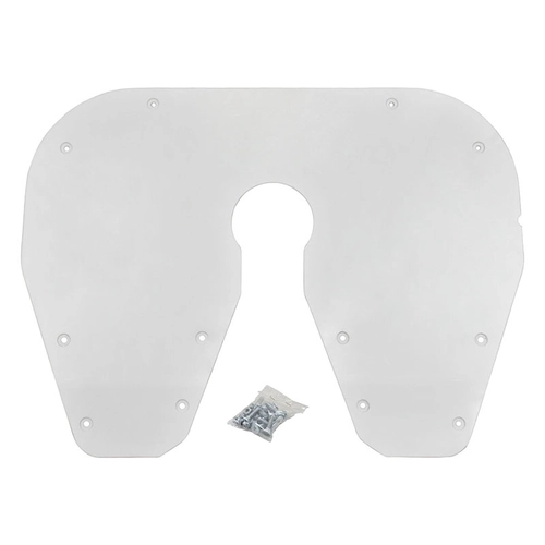 PROTETOR DE QUINTA RODA MODELO FONTAINE COM KIT DE FIXAÇÃO BRANCO - PROT22-BR