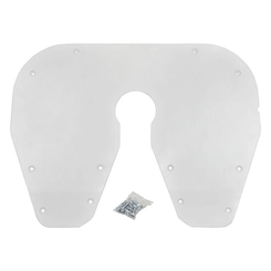 PROTETOR DE QUINTA RODA MODELO FONTAINE COM KIT DE FIXAÇÃO BRANCO - PROT22-BR