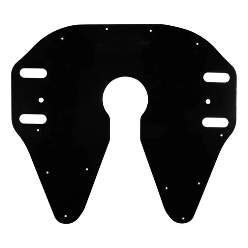 PROTETOR DE QUINTA RODA COM 3.1/2" MODELO CANAVIEIRA DA JOST COM KIT DE FIXAÇÃO PRETO - PROT23-PR