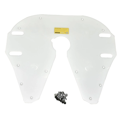 PROTETOR DE QUINTA RODA MODELO JSK37CX DA JOST COM KIT DE FIXAÇÃO DE FURAÇÃO FABBOF BRANCO - PROT24H-BR