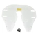 PROTETOR DE QUINTA RODA MODELO JSK37CX DA JOST COM KIT DE FIXAÇÃO DE FURAÇÃO FABBOF BRANCO - PROT24H-BR