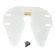 PROTETOR DE QUINTA RODA MODELO JSK37C DA JOST COM KIT DE FIXAÇÃO DE FURAÇÃO FABBOF BRANCO - PROT20H-BR