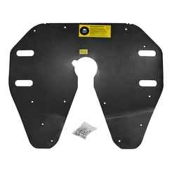 PROTETOR DE QUINTA RODA MODELO JSK37CX DA JOST COM KIT DE FIXAÇÃO DE FURAÇÃO BRASMAQ PRETO - PROT24G-PR