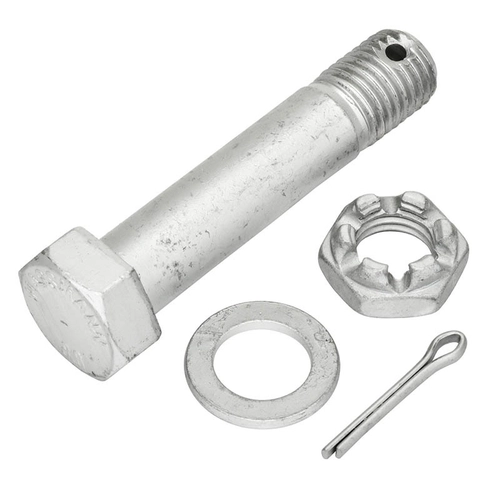 PARAFUSO DE 20MMX95MM DA BARRA DE TRAVAMENTO DA QUINTA RODA JOST COM PORCA CASTELO ARRUELA E CUPILHA DE AÇO 8.8 - PARA197