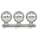 LANTERNA DECORATIVA VERMELHA DO PARA-CHOQUE TRASEIRO PEDESTAL COM 3 LANTERNAS - LANT67-VM