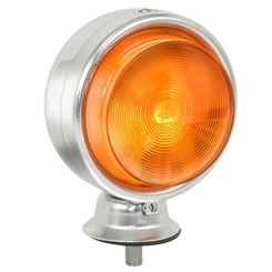 LANTERNA DECORATIVA AMARELA DO PARA-CHOQUE TRASEIRO DE MODELO BOJUDA COM 12 LEDS - LANT66A-AM-LED