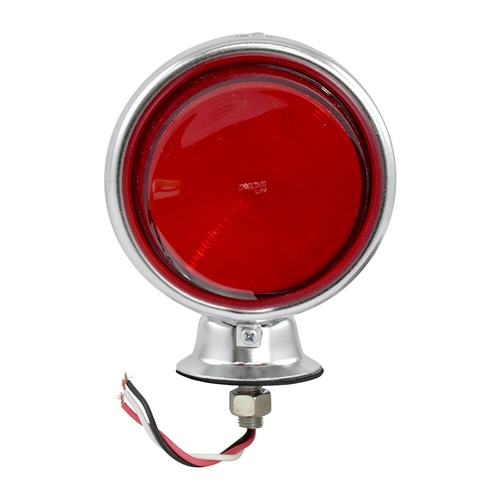 LANTERNA DECORATIVA VERMELHA DO PARA-CHOQUE TRASEIRO DE MODELO BOJUDA COM 12 LEDS - LANT66A-VM-LED