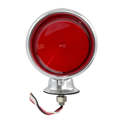 LANTERNA DECORATIVA VERMELHA DO PARA-CHOQUE TRASEIRO DE MODELO BOJUDA COM 12 LEDS - LANT66A-VM-LED