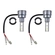 PAR DE LÂMPADA BIVOLT MODELO LED SMALL / H3 DE 45W - LAMP08A-LED-I