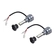 PAR DE LÂMPADA BIVOLT MODELO LED SMALL / H3 DE 45W - LAMP08A-LED-I
