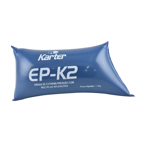 GRAXA KARTER EP-K2 DE ALTA PRESSÃO DE COR VERDE COM BISNAGA DE 1,5KG - GRAX09C
