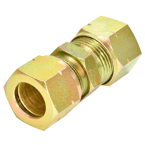 UNIÃO DE COMPRESSÃO RETA COM ANILHA E SEM INSERT DE METAL DE 14MM - CONE76