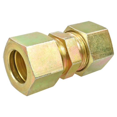 UNIÃO DE COMPRESSÃO RETA COM ANILHA E SEM INSERT DE METAL DE 16MM - CONE08C