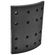 LONA DE FREIO PRIEMIRA MEDIDA PARA CARRETAS E DA TRAÇÃO DO DAF DE 203X197MM FRAS-LE - CA/33X-AF/611