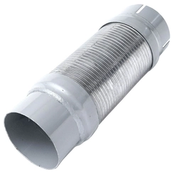 TUBO DE SAIDA FLEXÍVEL DE INOX PARA ADAPTAÇÃO DO COLETOR DE ESCAPAMENTO DO MERCEDES BENZ - TUBO44