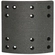 LONA DE FREIO PRIMEIRA MEDIDA DIANTEIRA E TRASEIRA DO VOLKSWAGEN FORD IVECO E VOLVO DE 180X176MM TRUCK POWER - TH/166X-TPOWER