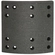 LONA DE FREIO DIANTEIRA E TRASEIRA DO VOLKSWAGEN FORD IVECO E VOLVO DE 180X176MM TRUCK POWER - TH/166-TPOWER