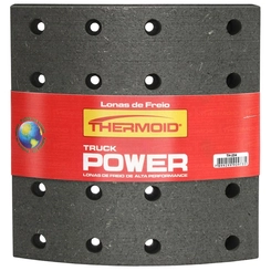 LONA DE FREIO DIANTEIRA E TRASEIRA DAS CARRETAS E DA TRAÇÃO DO DAF DE 203X198MM TRUCK POWER - TH/204-TPOWER