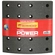 LONA DE FREIO DIANTEIRA E TRASEIRA DAS CARRETAS E DA TRAÇÃO DO DAF DE 203X198MM TRUCK POWER - TH/204-TPOWER
