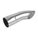 PONTEIRA LONGA CURVA E CROMADA DO ESCAPAMENTO COM 4.1/2" DE 440MM - PONT03A
