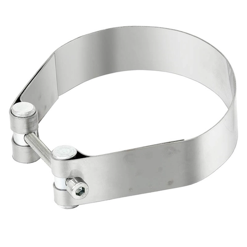 ABRAÇADEIRA CINTA DE INOX DO TUBO DE SAÍDA DO SILENCIOSO DO VOLVO DE 5" - ABRA22
