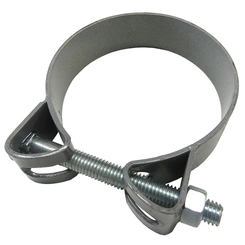 ABRAÇADEIRA INTEIRA DO TUBO LATERAL SEM SUPORTE DE 5" DO DAF VOLVO SCANIA MERCEDES BENZ E IVECO - ABRA36
