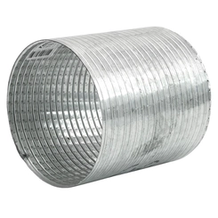 TUBO FLEXÍVEL CURTO GALVANIZADO DO ESCAPAMENTO DE 5" COM 135MM DO VOLVO - TUBO04D