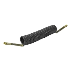 FLEXÍVEL PRETO DE LIGAÇÃO CAVALO/CARRETA DO SISTEMA DE AR DO VOLVO COM TRAMA DE 6500MM E M16 - FLEX19A-PR