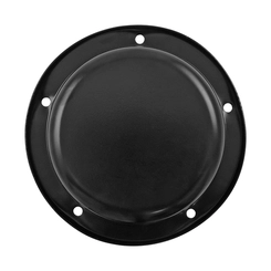 TAMPA DE CUBO GRANDE DA CARRETA GUERRA COM 5 FUROS PRETO - TAMP52G-PR